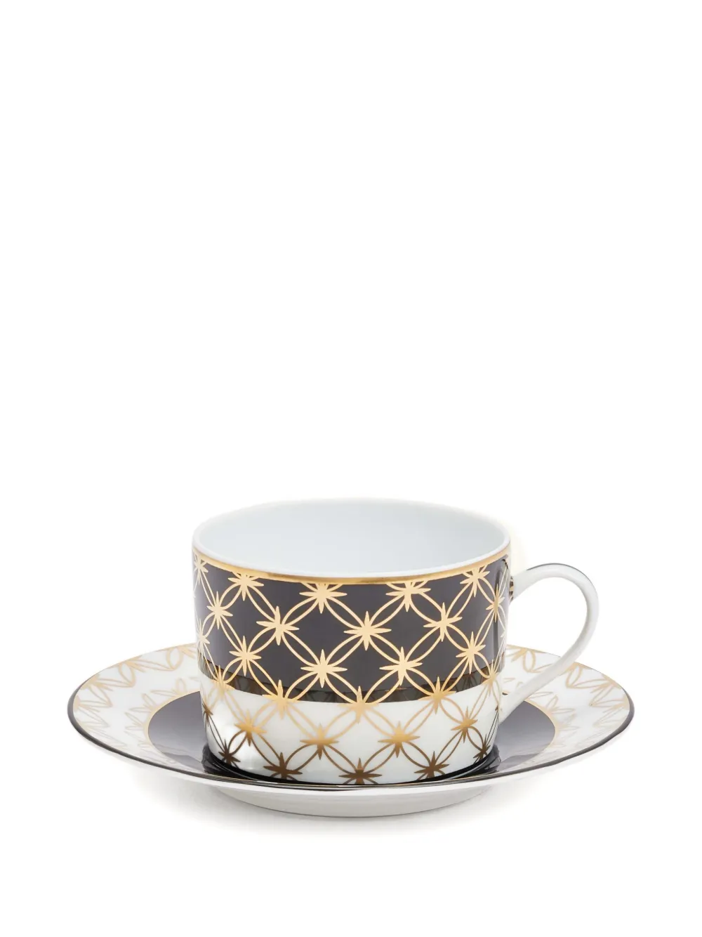 Pinto Paris Kyoto Tea Cup And Saucer In Black