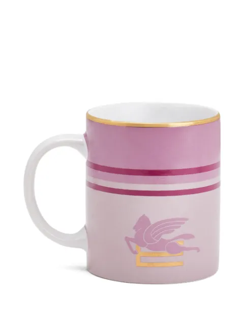 ETRO HOME pegaso striped mug