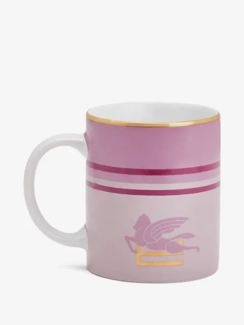 ETRO HOME pegaso striped mug