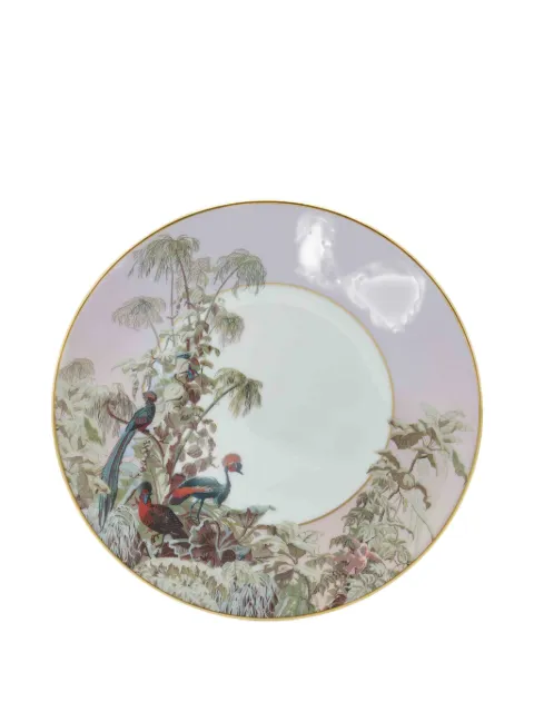 Haviland x Zuber Le Brésil round dessert plate (set of four)