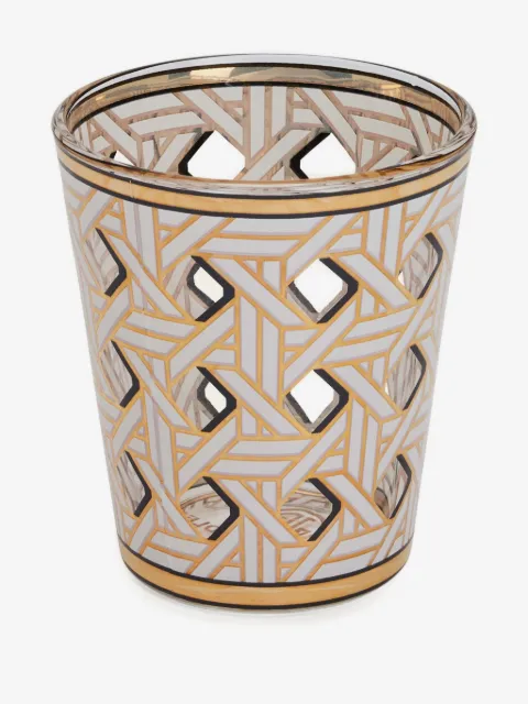 Jonathan Adler verre à motif géométrique (service de quatre)