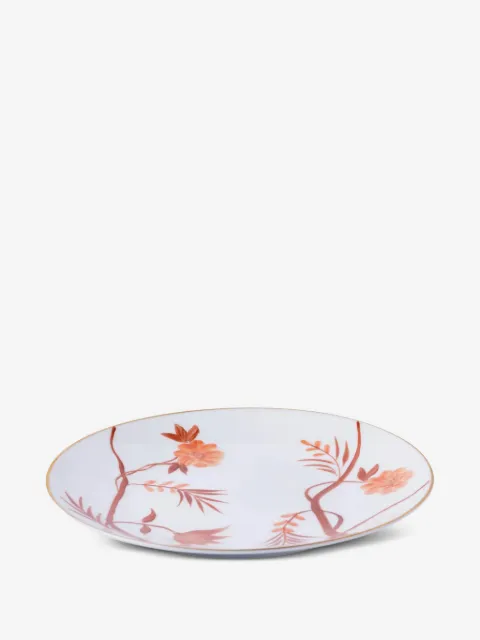 MARIE DAAGE Bouquet De Vie Orange dessert plate (21cm)
