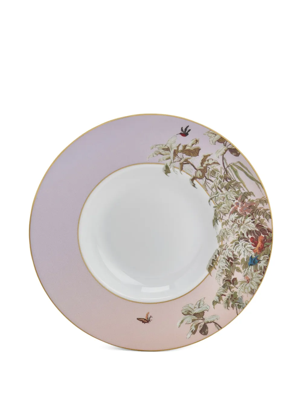 Haviland x Zuber Le Brésil floral-print soup plate (28.5cm) | Purple | Image 1