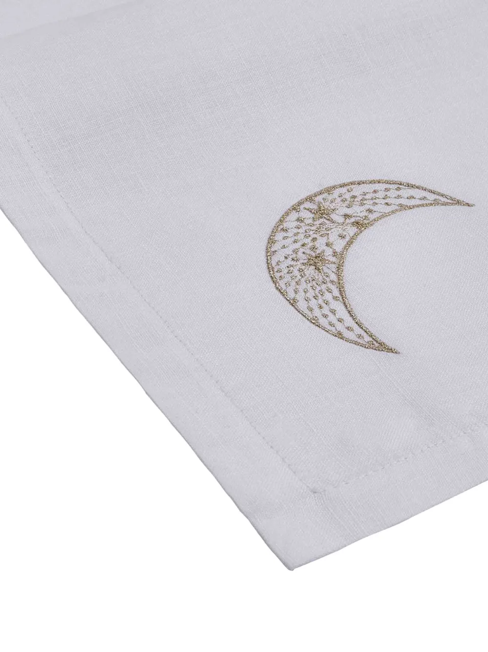 CATHERINE DENOUAL set de seis servilletas con bordado Crescent | Mantelería | Image 2