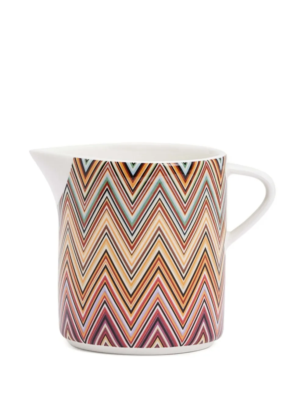 Missoni Home zigzag-print milk pitcher (9cm x 9cm) | White | Image 1