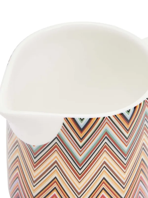 Missoni Home zigzag-print Milk Pitcher (9cm x 9cm) | White | FARFETCH