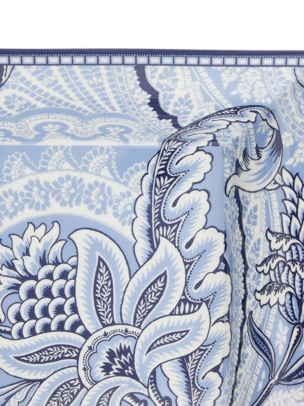 Etro Home Bloom Square Trinket Tray In Blue