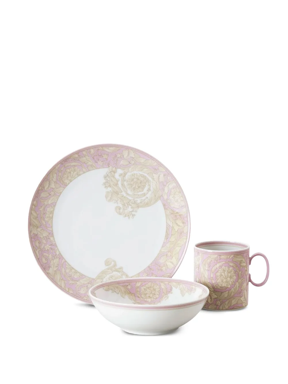 Versace Home x Rosenthal barocco table set (set of three) | White | Image 1