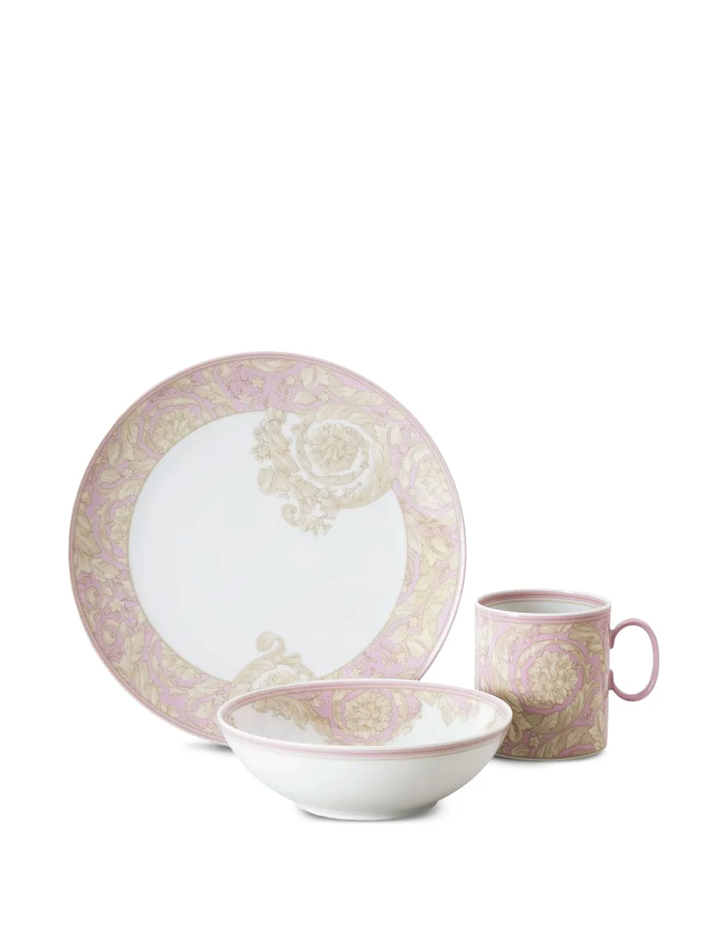 Versace Home set de tres mesas Barocco en colaboración con Rosenthal | blanco | Image 1