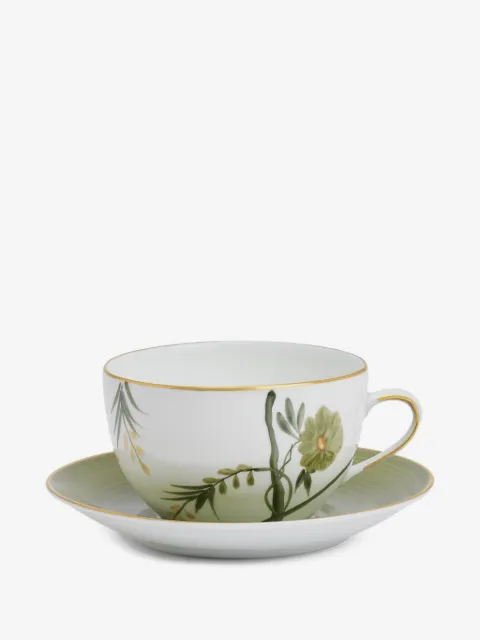 MARIE DAAGE plato y taza Bouquet De Vie de 8.5cmx17cm