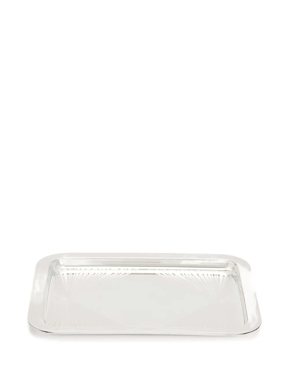 Christofle rectangular tray (20cm x 16cm) | Silver | Image 1