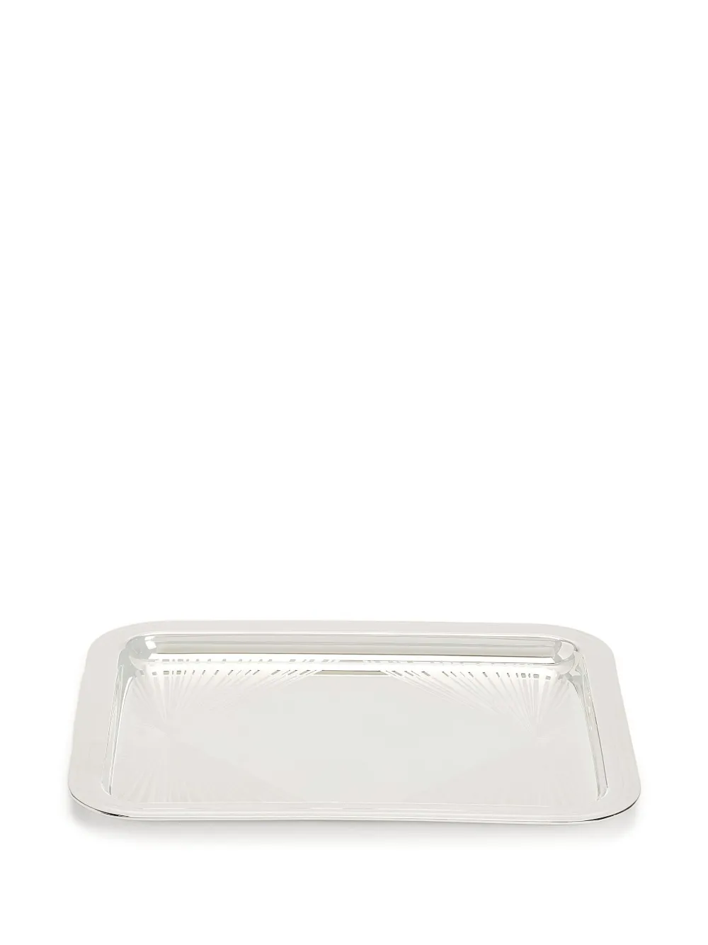Christofle rectangular tray (20cm x 16cm) | Silver | Image 1
