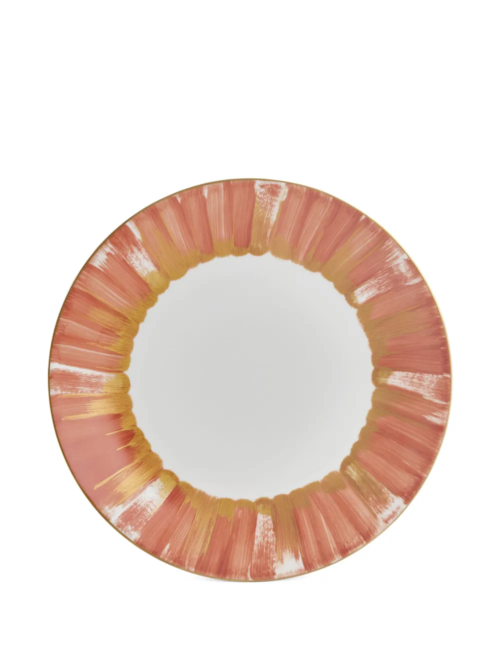 Marie Daage Panache Round Dinner Plate (26.5 Cm) In Orange