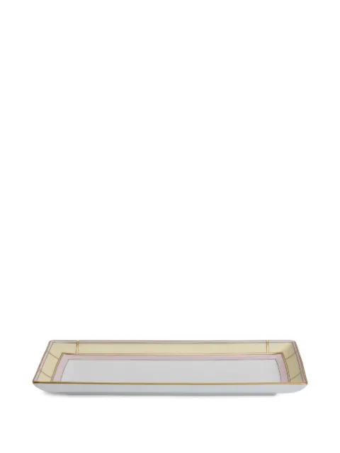 GINORI 1735 bandeja Diva con forma rectangular ( 12.1cm x28.6cmx2.8cm)