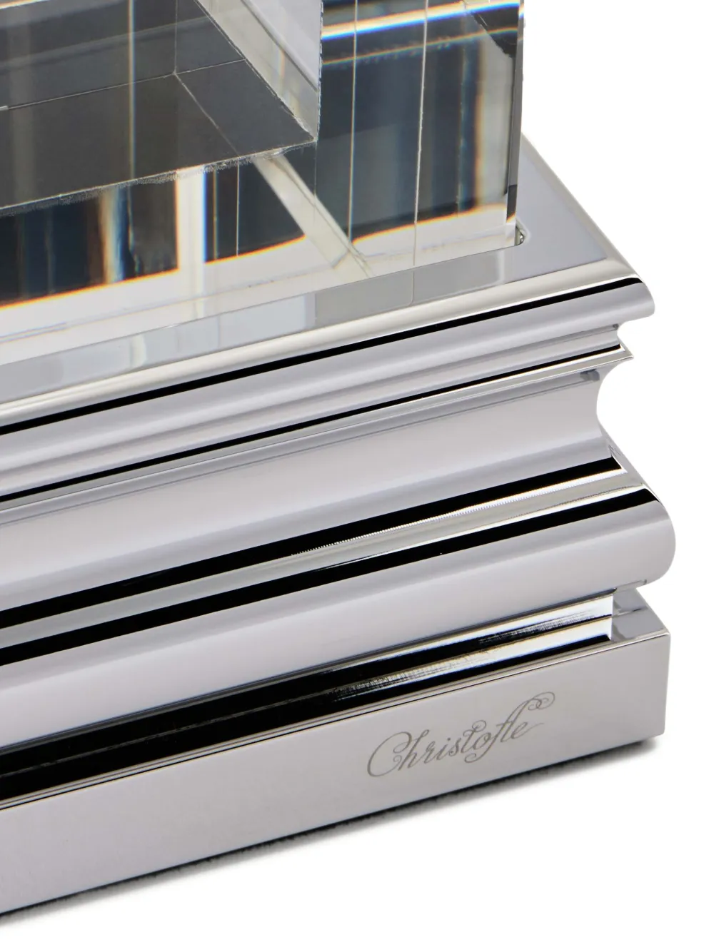 Christofle Perspectives rectangular medium vase (29cm) | Vases | Image 2