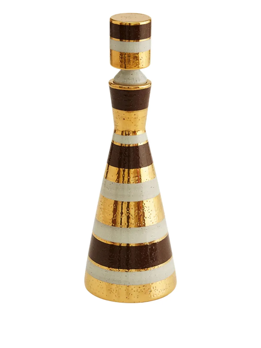 Jonathan Adler striped chroma small decanter | Gold | Image 1