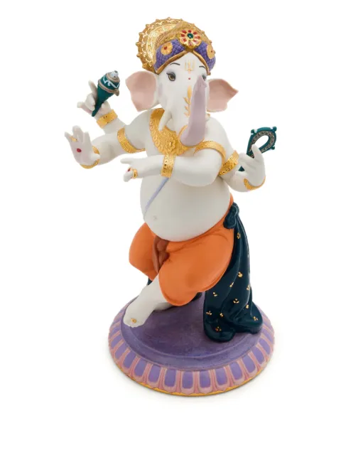 Lladró Dancing Ganesha sculpture (27cm x 18cm)