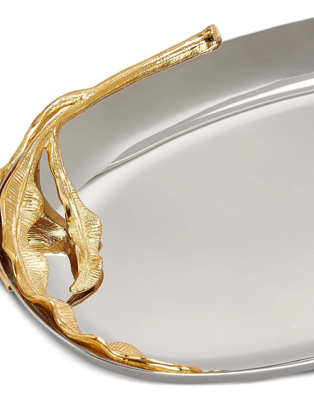  L'objet Fern Tray (21cm X 14cm) - Silver 