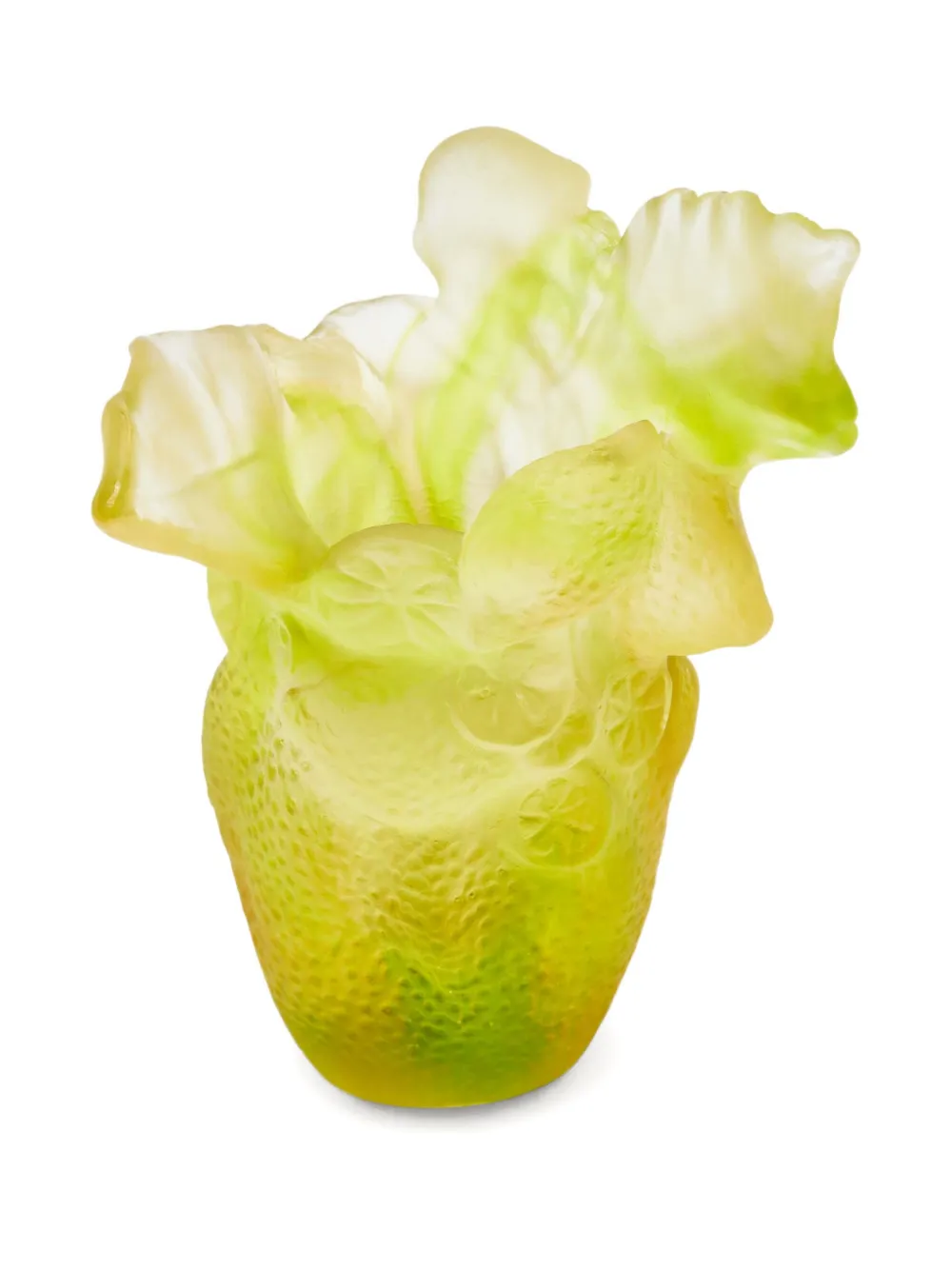 Daum citrus small limited edition vase | Green | Image 1