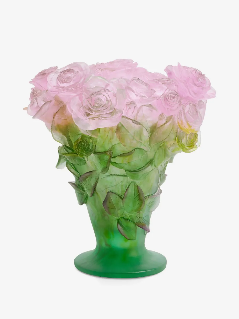 Daum roses medium vase | Pink | Image 1