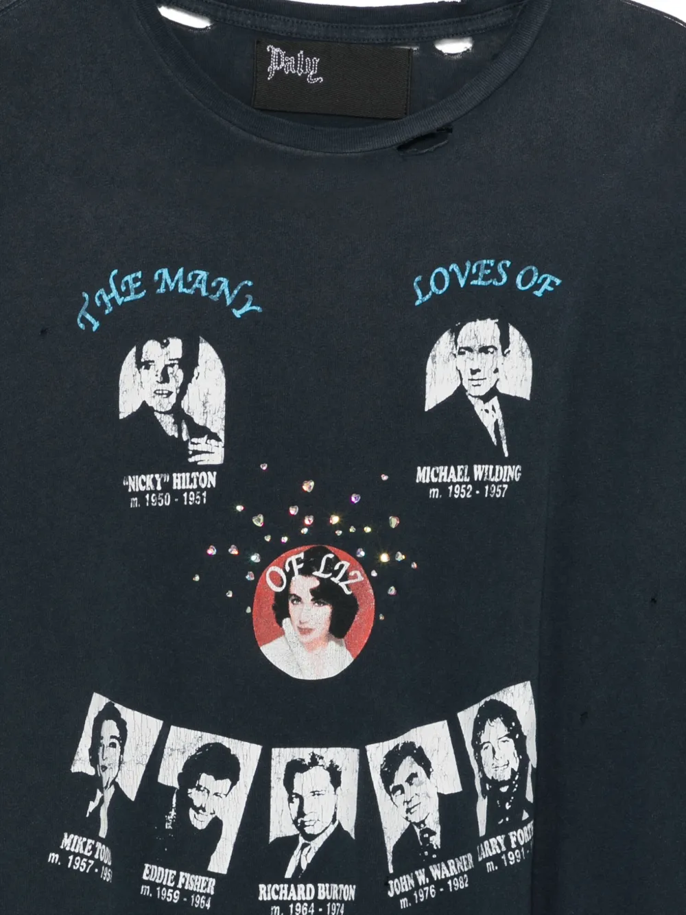 Paly Loves of Liz Tee T-shirt Zwart