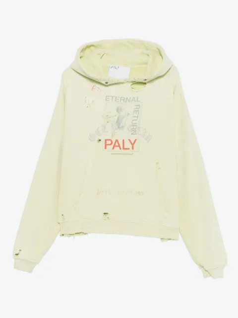 Paly distressed-effect hoodie