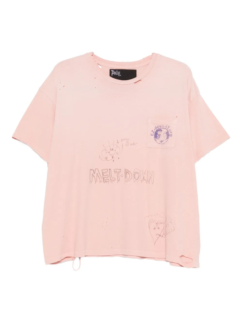 Paly camiseta con motivo gráfico | rosado | Image 1