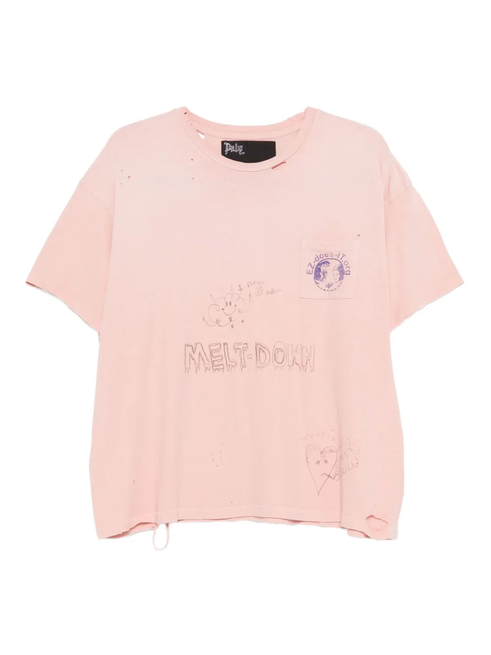 Paly グラフィック Tシャツ | ピンク | Image 1