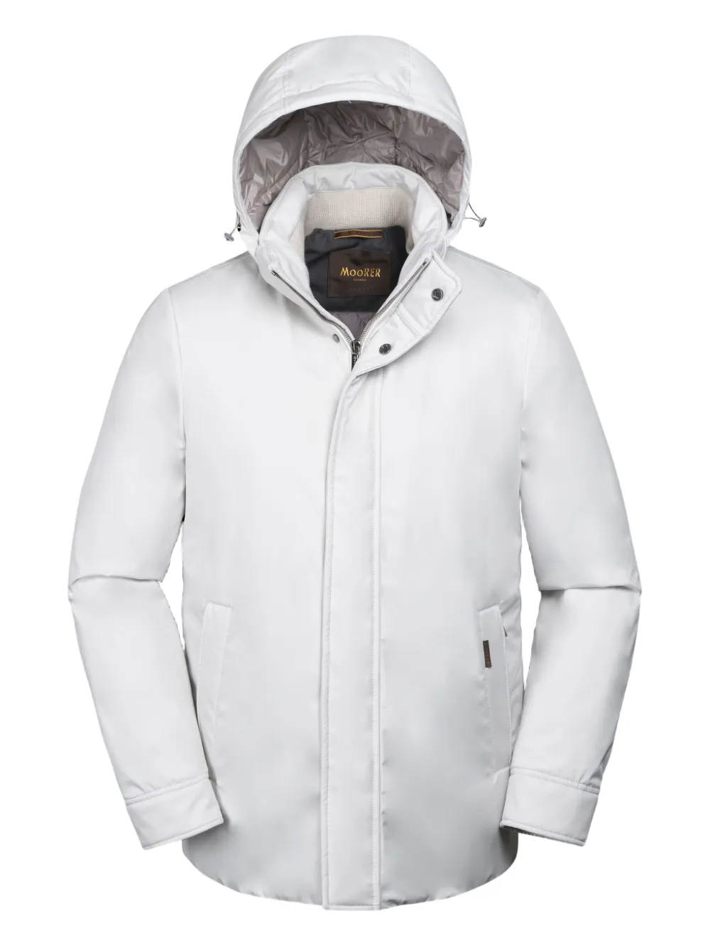 Moorer chaqueta Petrini-Ads con capucha | blanco | Image 1
