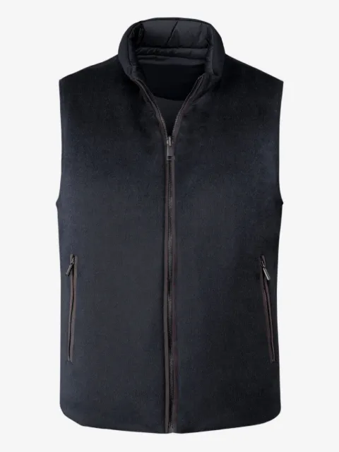 Moorer Falieri-Ls9 zip padded vest