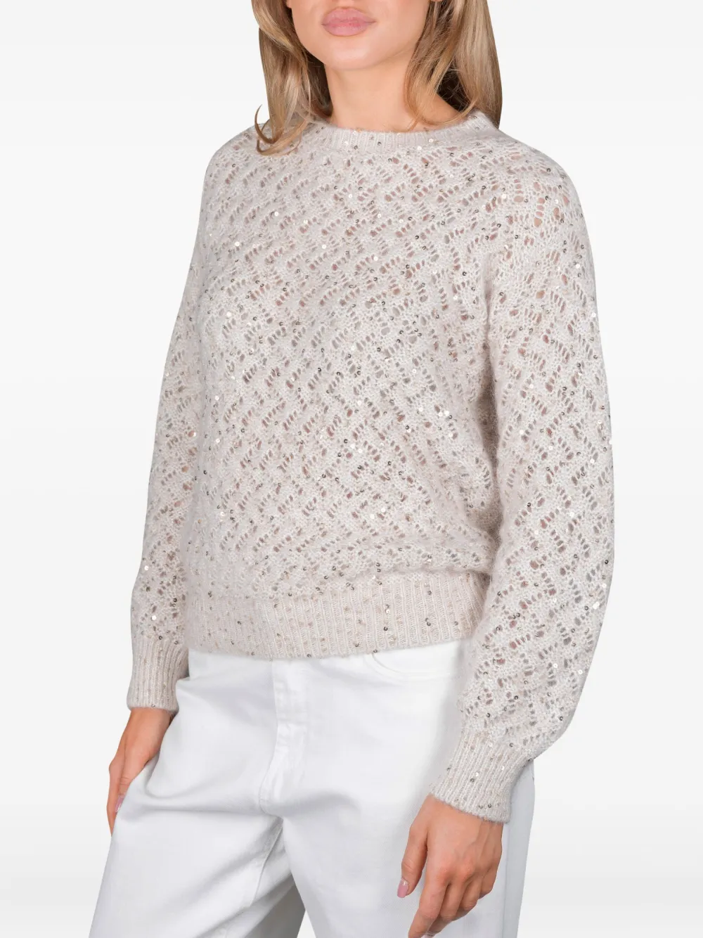 Moorer Cerami-Zlx sequin-embellished sweater | Knitted Sweaters | Image 2