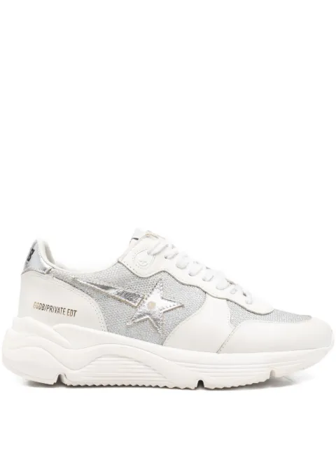 Golden Goose Running Sole glitter-star sneakers