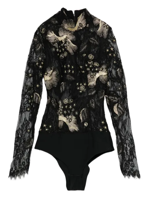MITILIANE COUTURE embroidered lace bodysuit