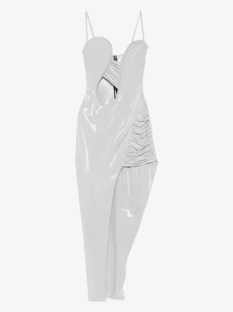 MITILIANE COUTURE robe irisée à design asymétrique