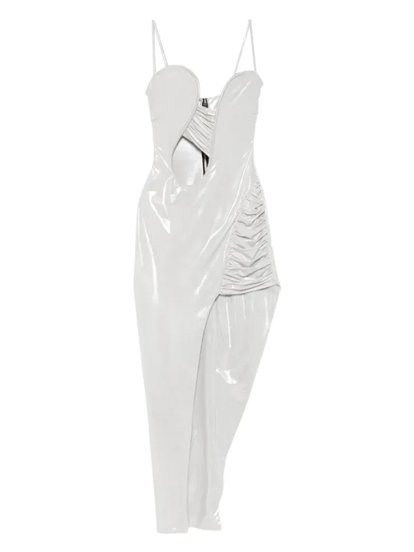 iridescent silver dress Clarisse 811100 Iridescent Silver Prom Dress