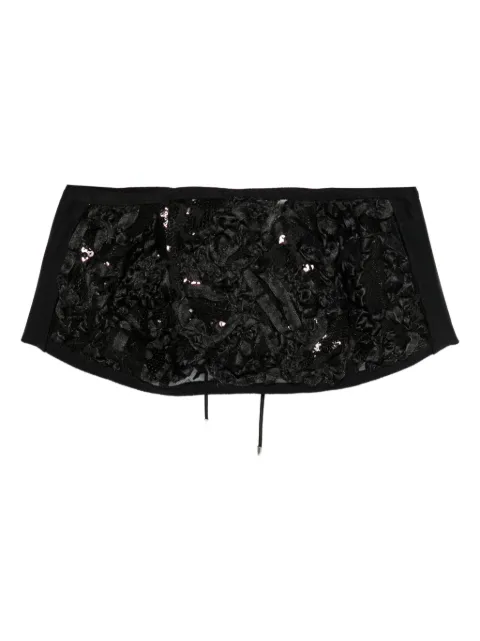 MITILIANE COUTURE embroidered bustier top