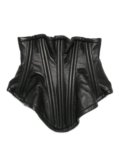 MITILIANE COUTURE panelled leather corset