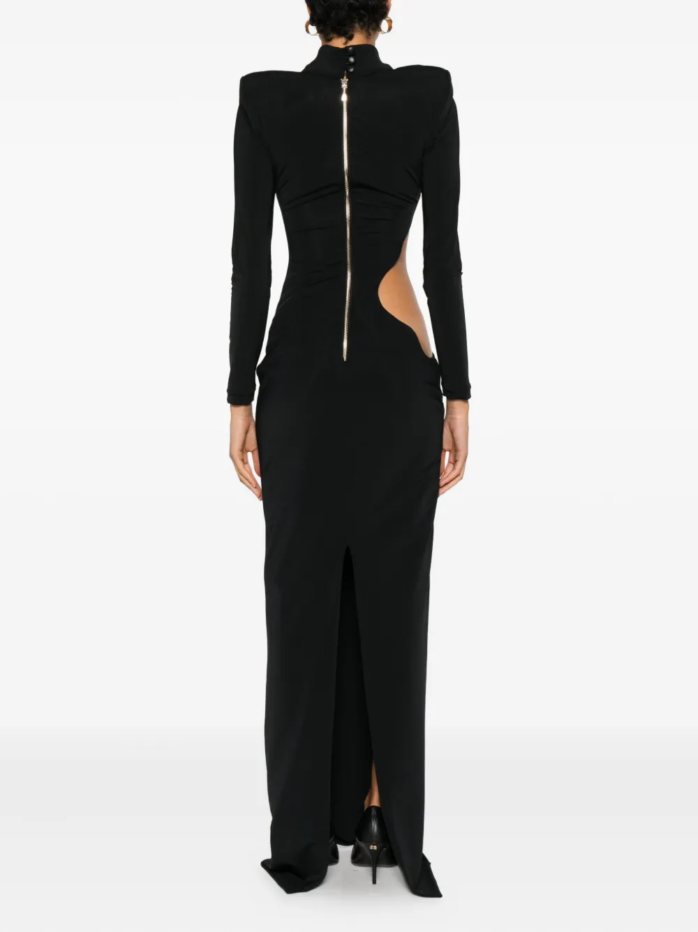 MITILIANE COUTURE Jurk met uitgesneden detail Zwart