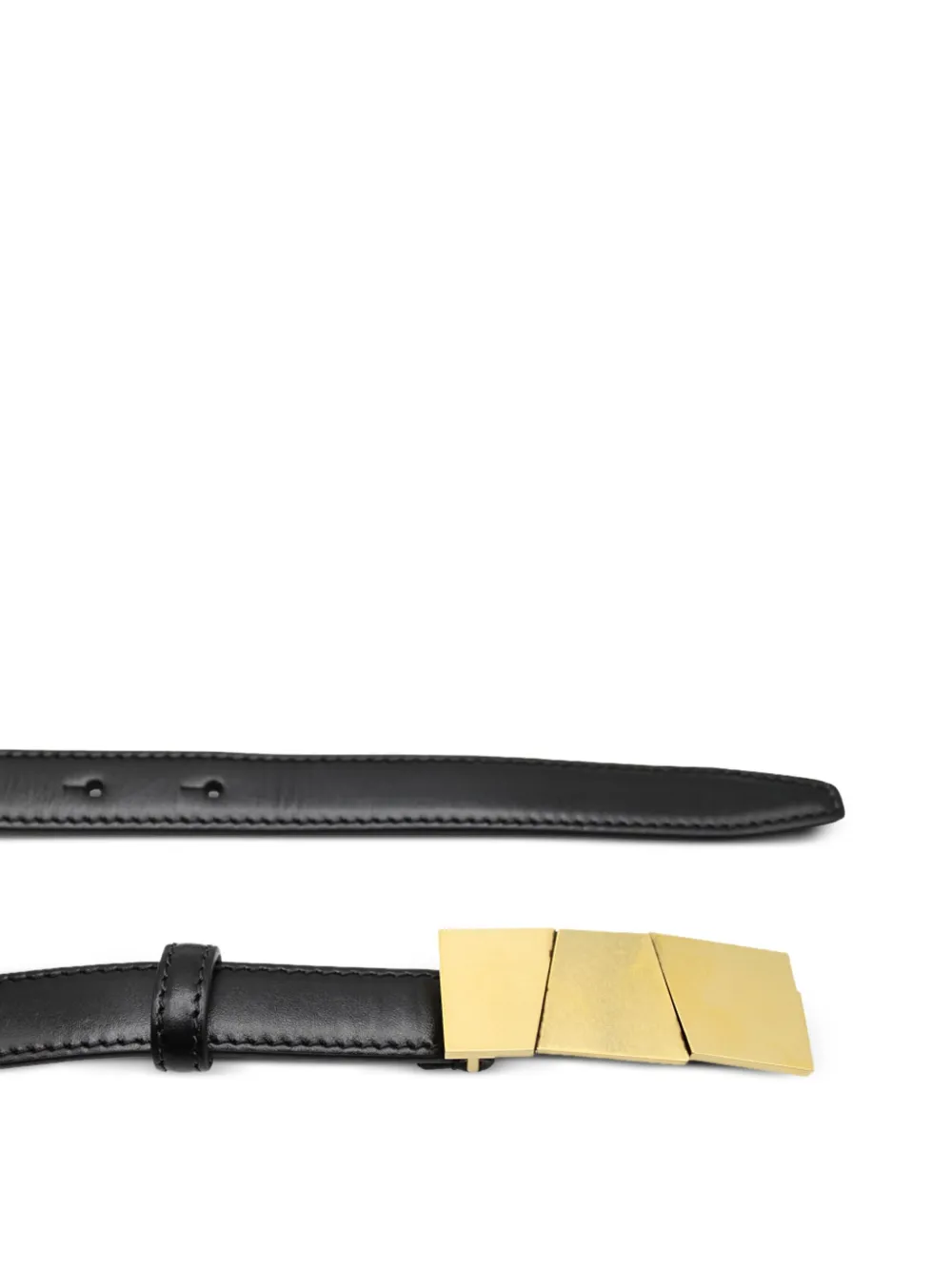 KHAITE Sculpturale riem - Zwart