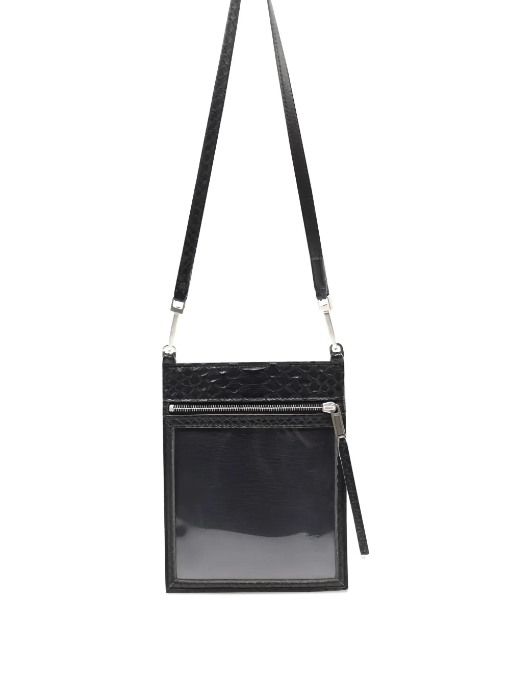 Rick Owens Zip Shoulder Bag In Black