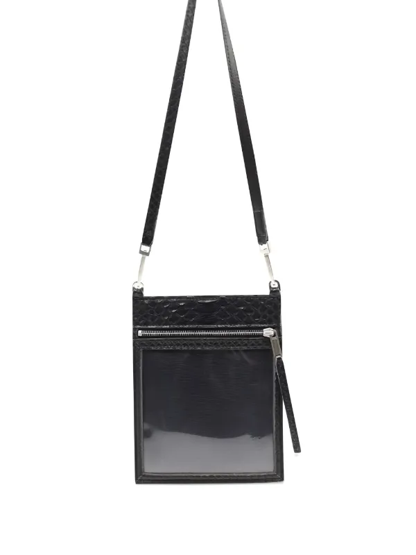 Rick Owens ジップ ショルダーバッグ | ブラック | FARFETCH JP