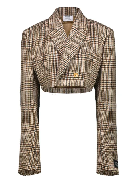 VETEMENTS chamarra corta con doble botonadura