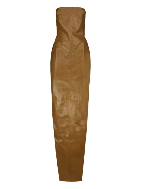 Rick Owens Porterville strapless gown