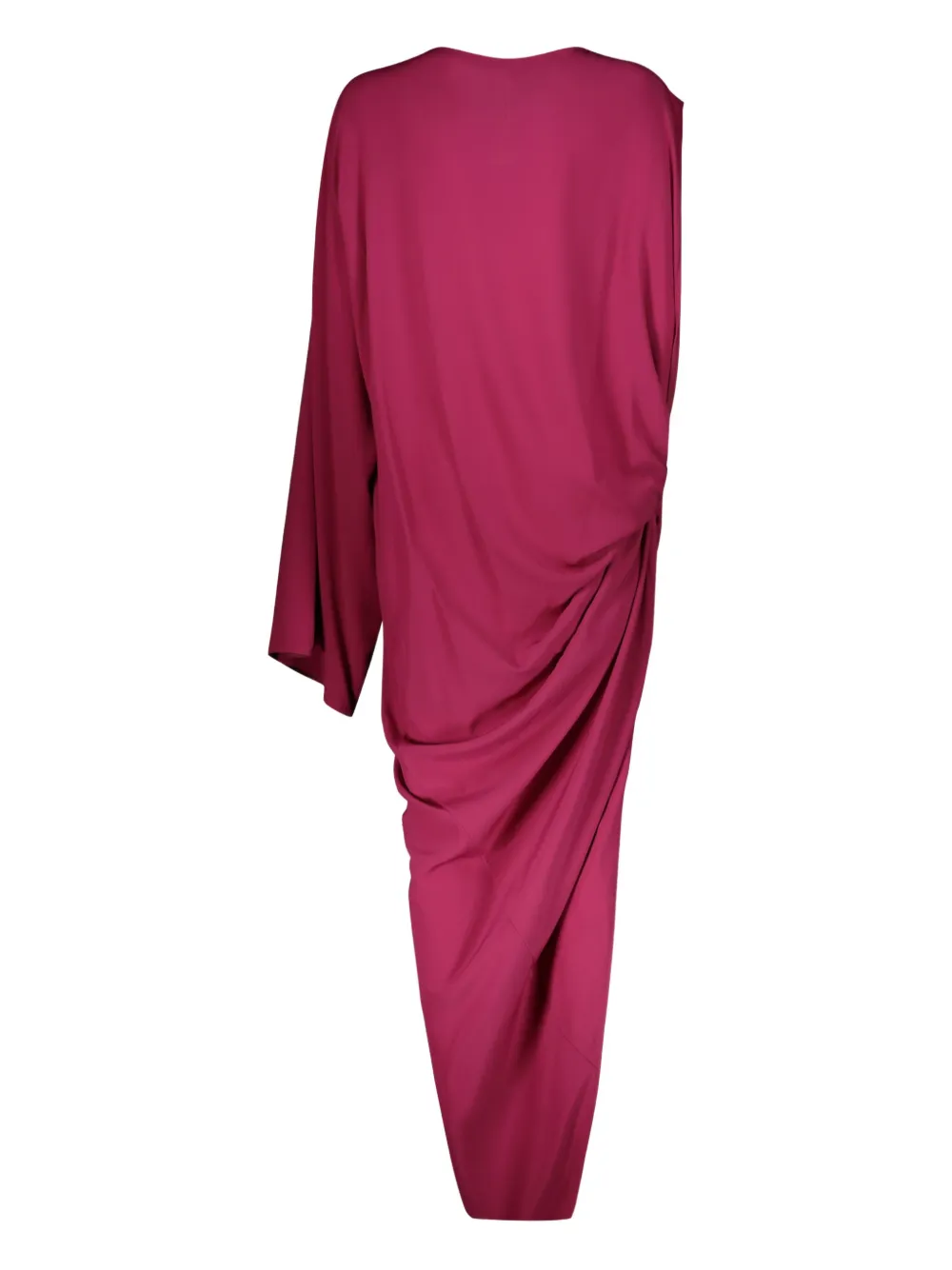 Rick Owens Edfu asymmetrische gedrapeerde avondjurk Roze