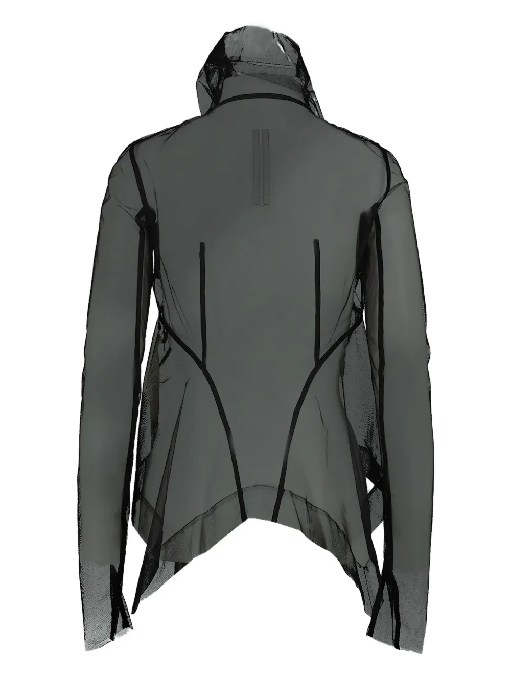 Rick Owens Naska Tulle Biker Jacket In Multi