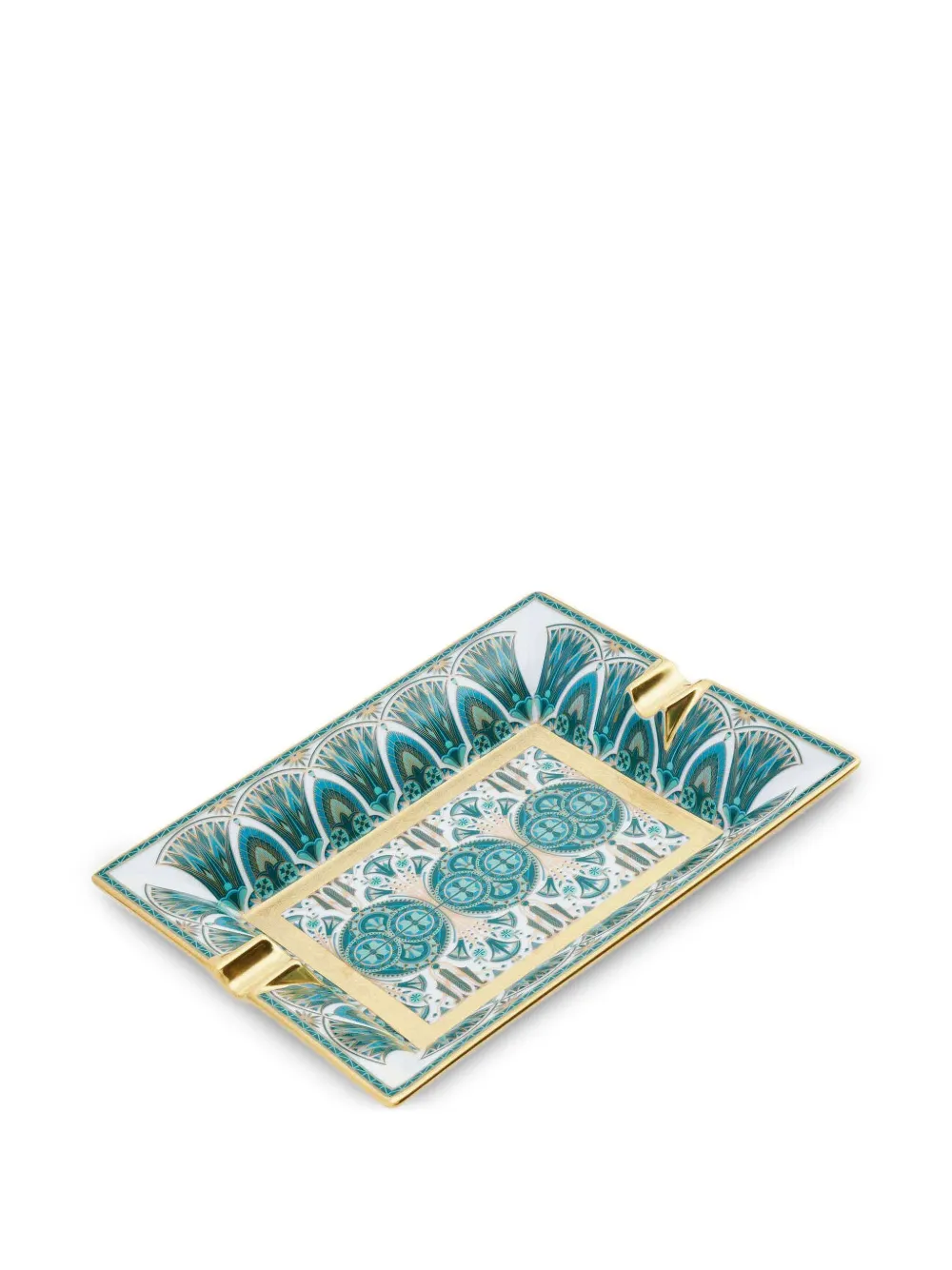Haviland Rêves Du Nil rectangular ashtray (20cm x 16cm) |  Decorative Accessories | Image 2