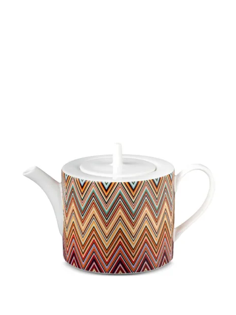 Missoni Home Teekanne mit Zickzackmuster