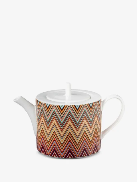 Missoni Home tetera con motivo en zigzag