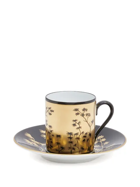 Pinto Paris Kyoto patterned coffee cup and saucer