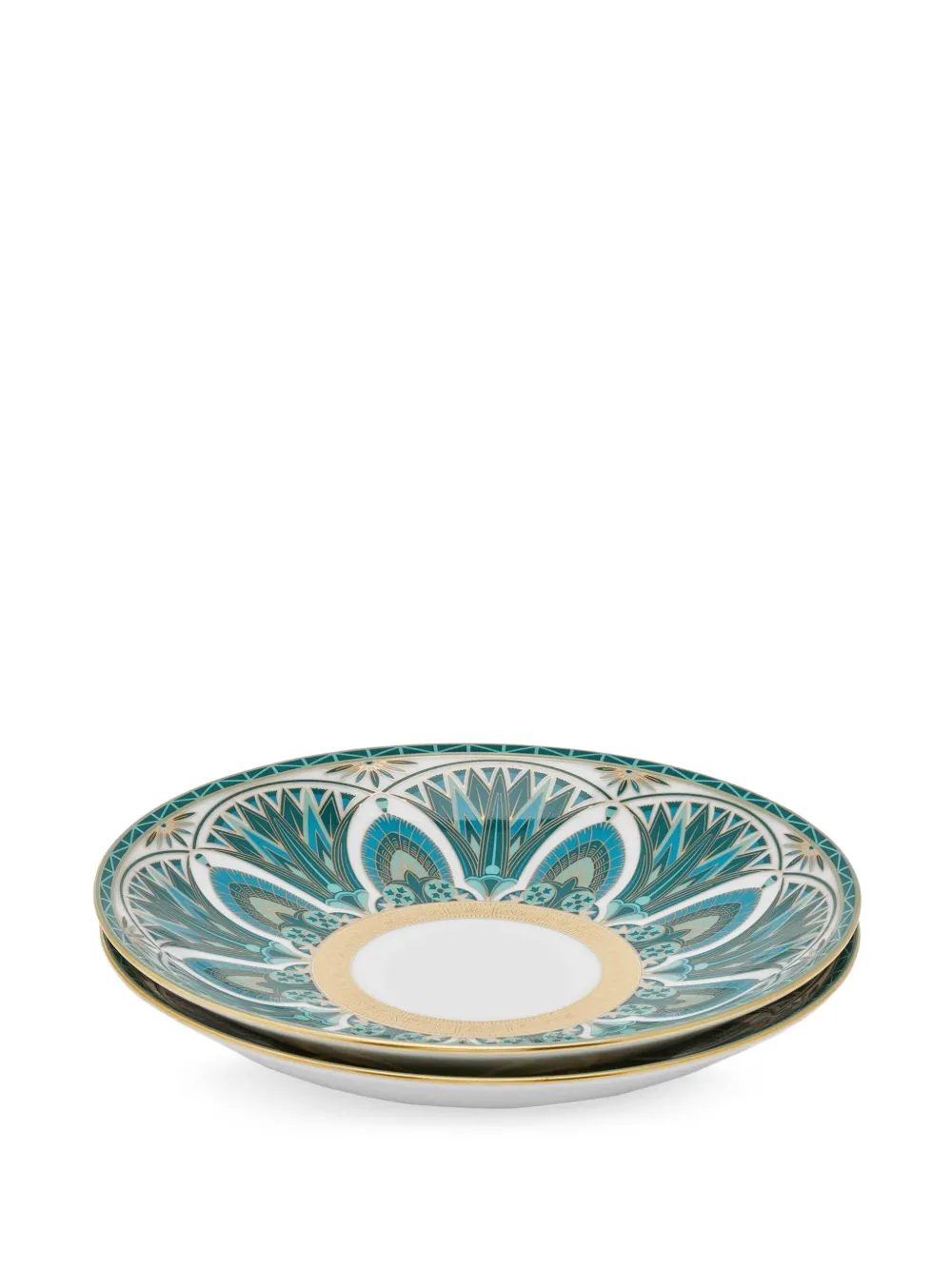 Haviland Rêves Du Nil round bread & butter plate (set of two) | Green | Image 1